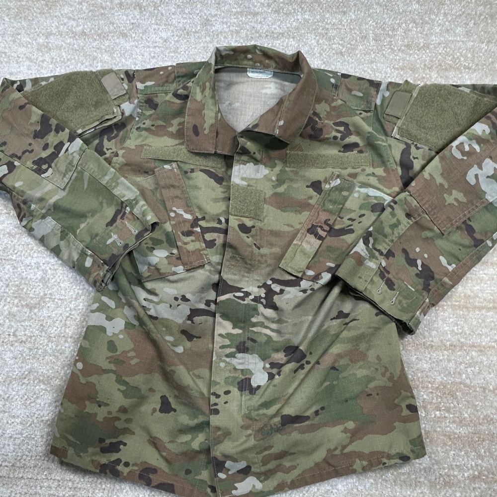 Multicam Field Jacket Womens 33 Short Military Camo Sleeve Pockets Zipper